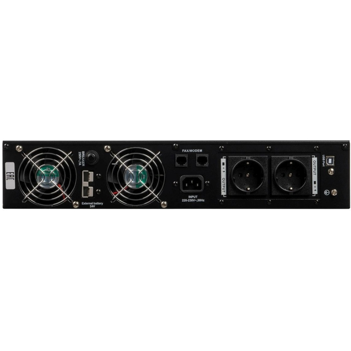 Источник бесперебойного питания Бастион RAPAN-UPS 3000-RACK-IN-4X9