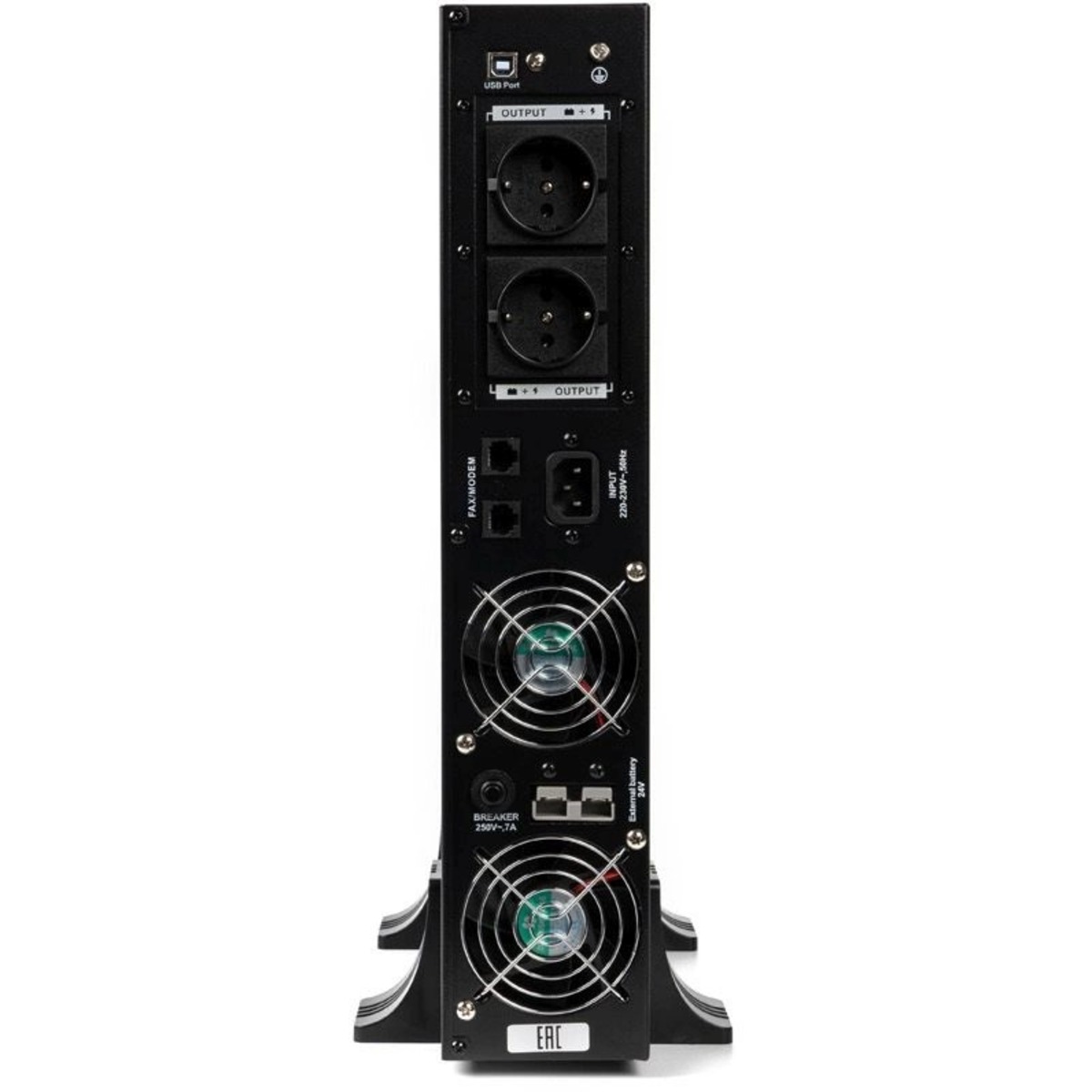Источник бесперебойного питания Бастион RAPAN-UPS 3000-RACK-IN-4X9