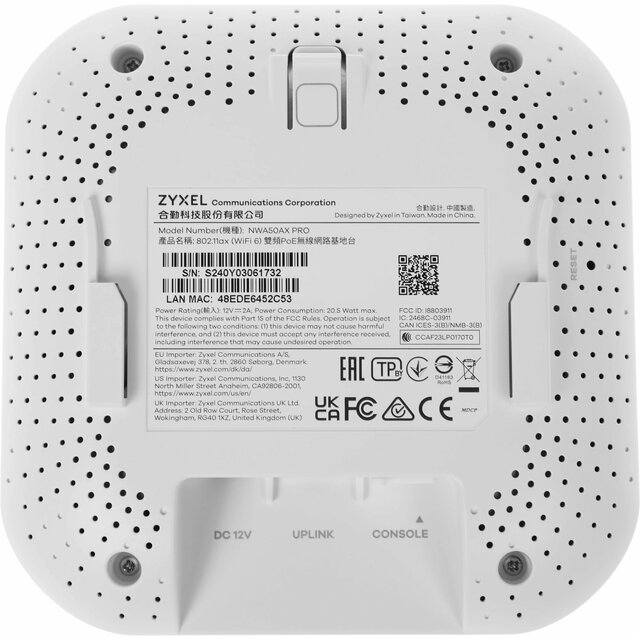 Точка доступа Zyxel NebulaFlex NWA50AX Pro Точка доступа Zyxel NebulaFlex NWA50AX Pro