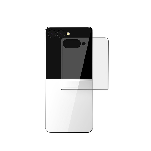 Защитное стекло VLP A-Glass 2.5D Premium Shield для Samsung Galaxy Z Flip 7 (Цвет: Black)