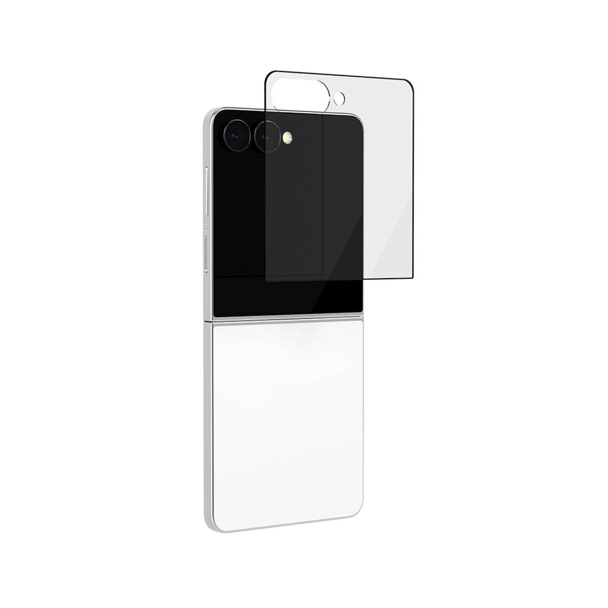 Защитное стекло VLP A-Glass 2.5D Premium Shield для Samsung Galaxy Z Flip 7 (Цвет: Black)