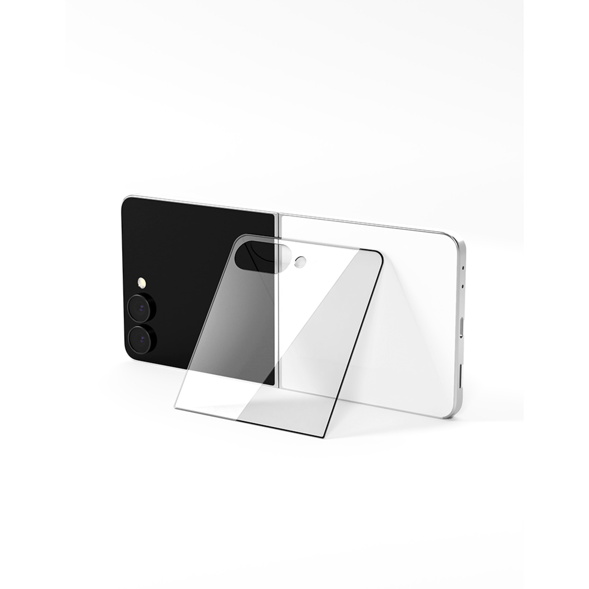 Защитное стекло VLP A-Glass 2.5D Premium Shield для Samsung Galaxy Z Flip 7 (Цвет: Black)