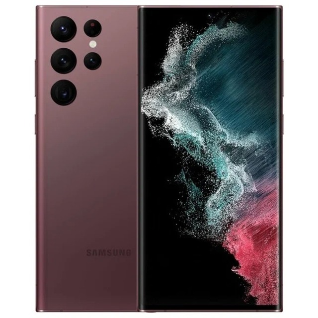 Смартфон Samsung Galaxy S22 Ultra 8 / 128Gb (Цвет: Burgundy)
