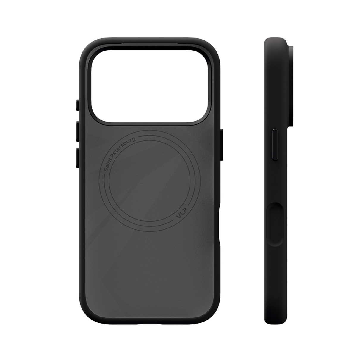 Чехол-накладка VLP Aster Pro Case with MagSafe для смартфона Apple iPhone 17 Pro (Цвет: Black)