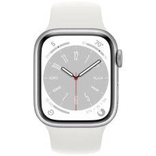 Умные часы Apple Watch Series 8 41mm Aluminum Case with Sport Band (Цвет: Silver/White)
