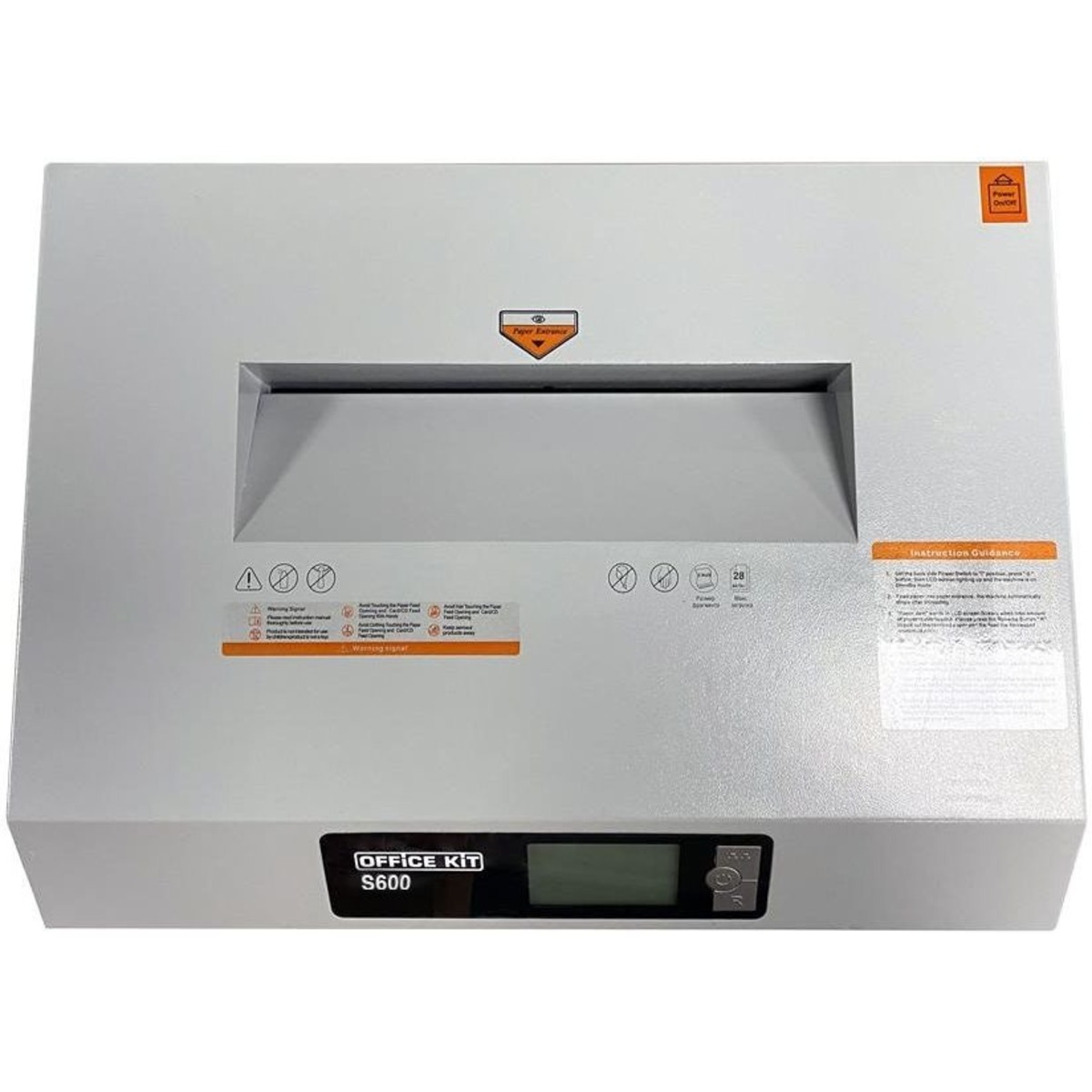 Шредер Office Kit S600 (Цвет: Gray)
