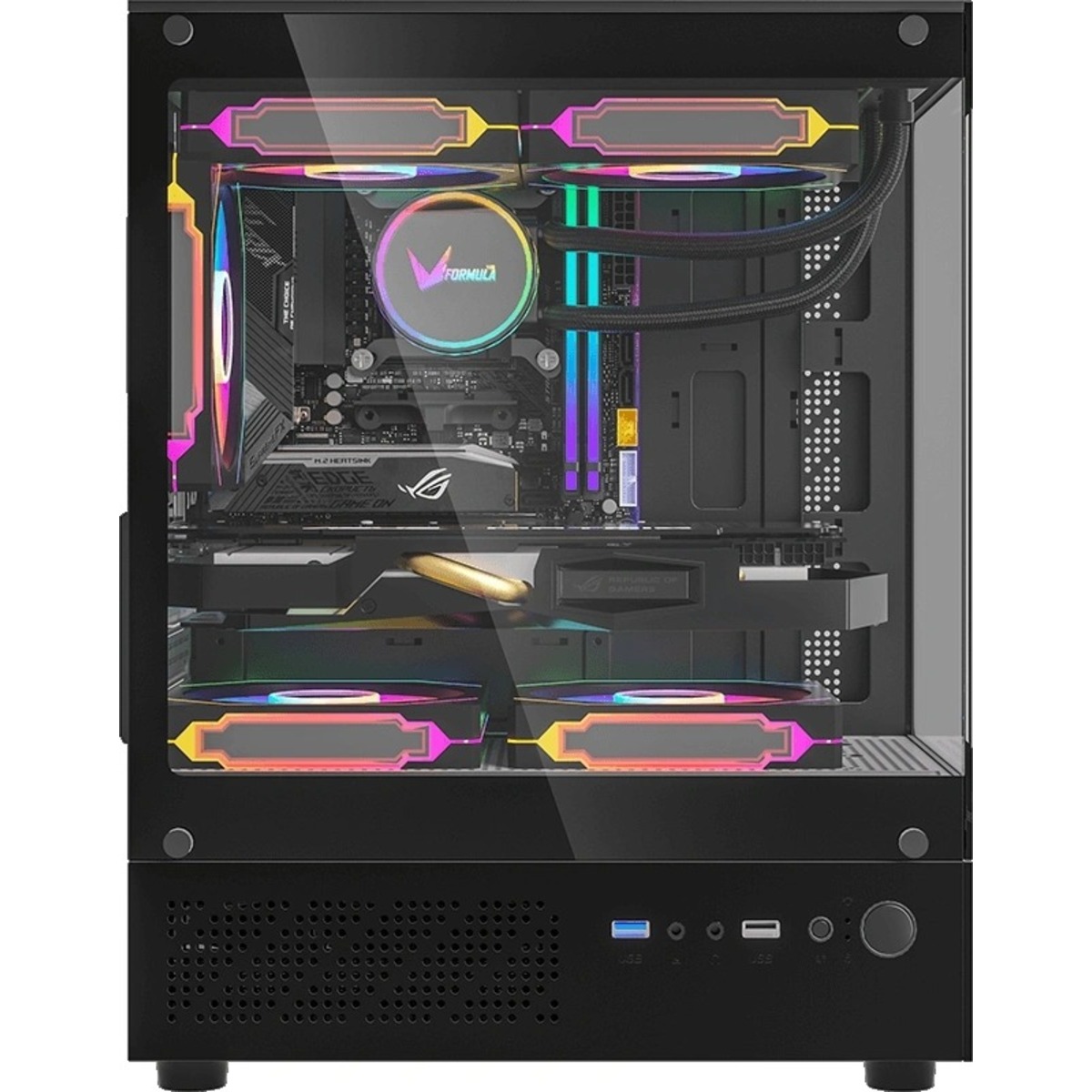 Корпус Formula Crystal Z1CM Plus AR, черный