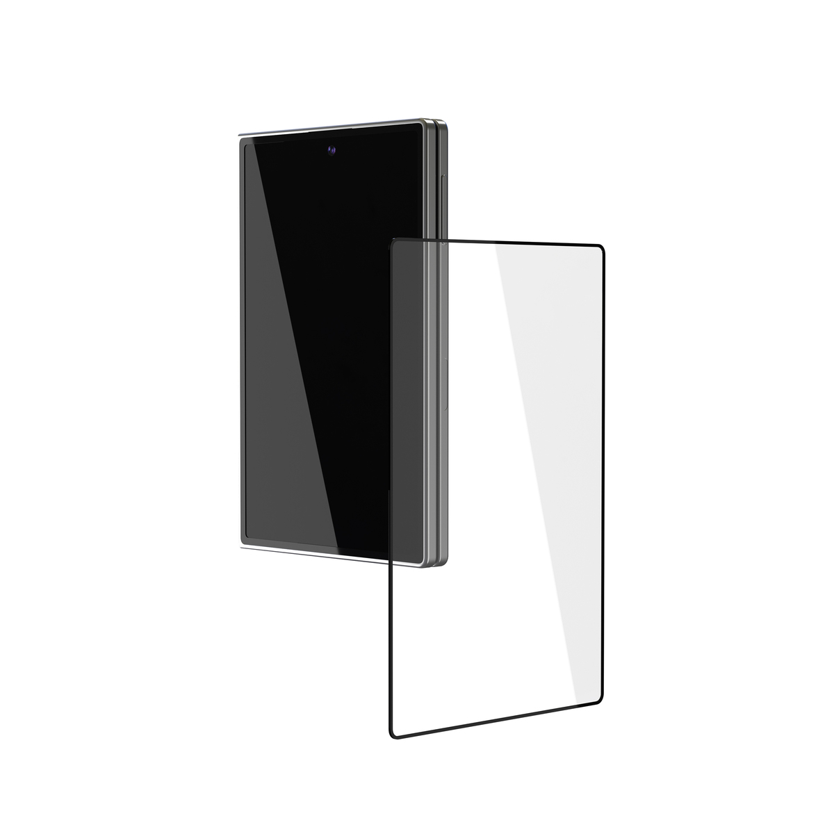 Стекло защитное VLP 2.5D Premium Shield для Samsung Galaxy Z Fold 8, черный