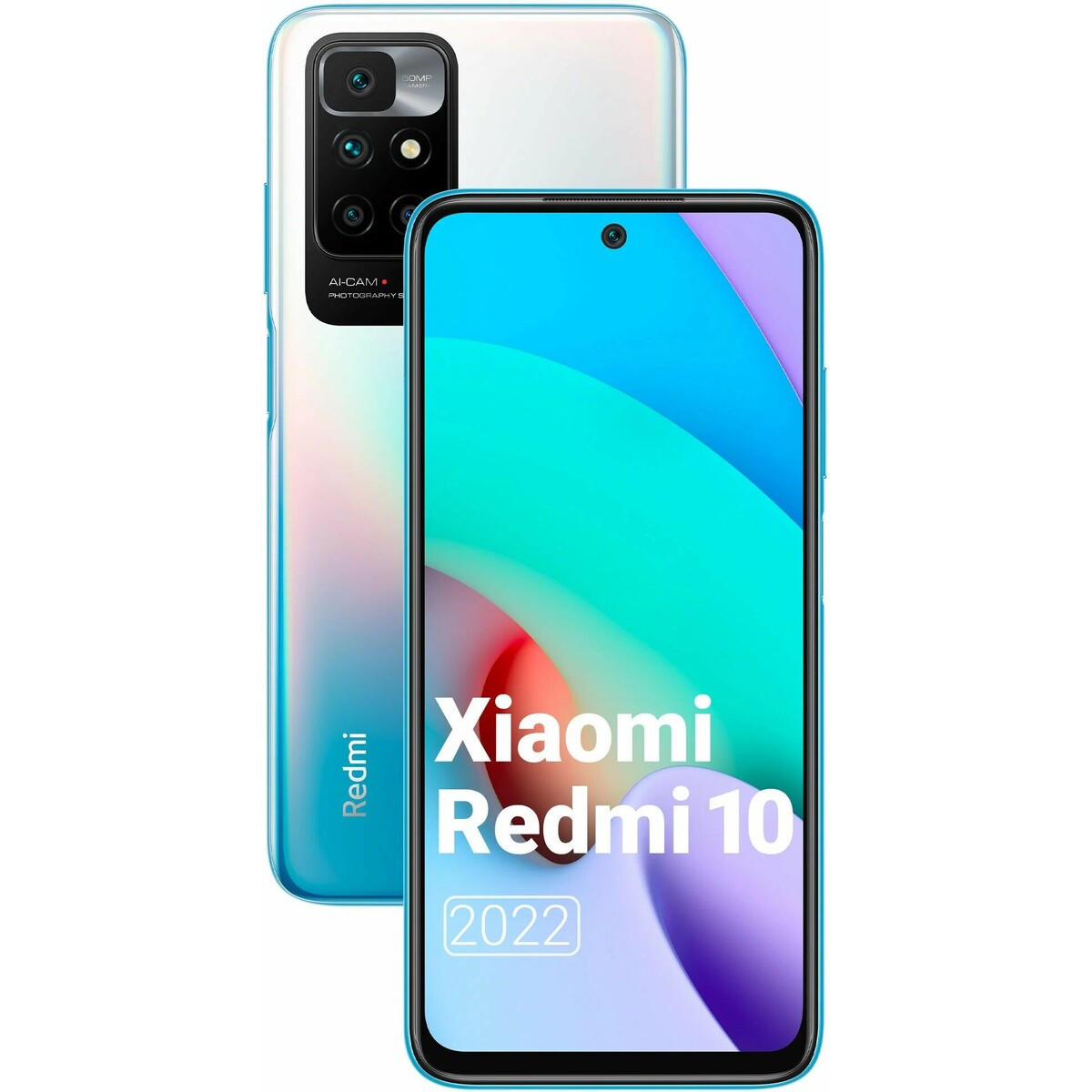 Смартфон Xiaomi Redmi 10 2022 4/64Gb (NFC) RU (Цвет: Sea Blue)