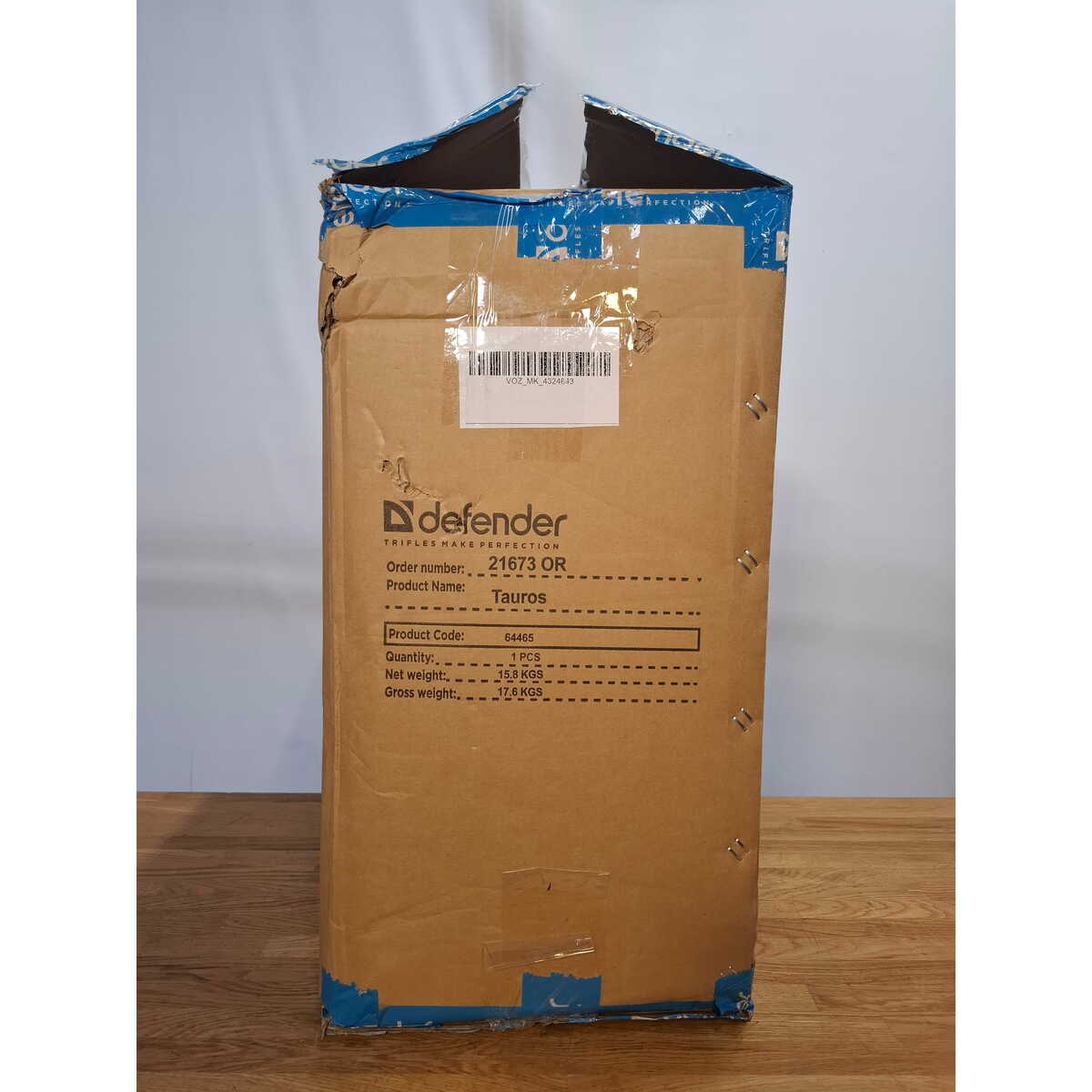Кресло игровое Defender Tauros (Цвет: Red / Black)