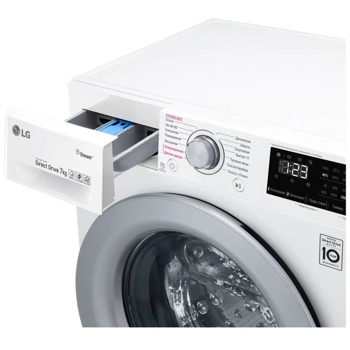 Стиральная машина LG F2V3GS4W (Цвет: White)