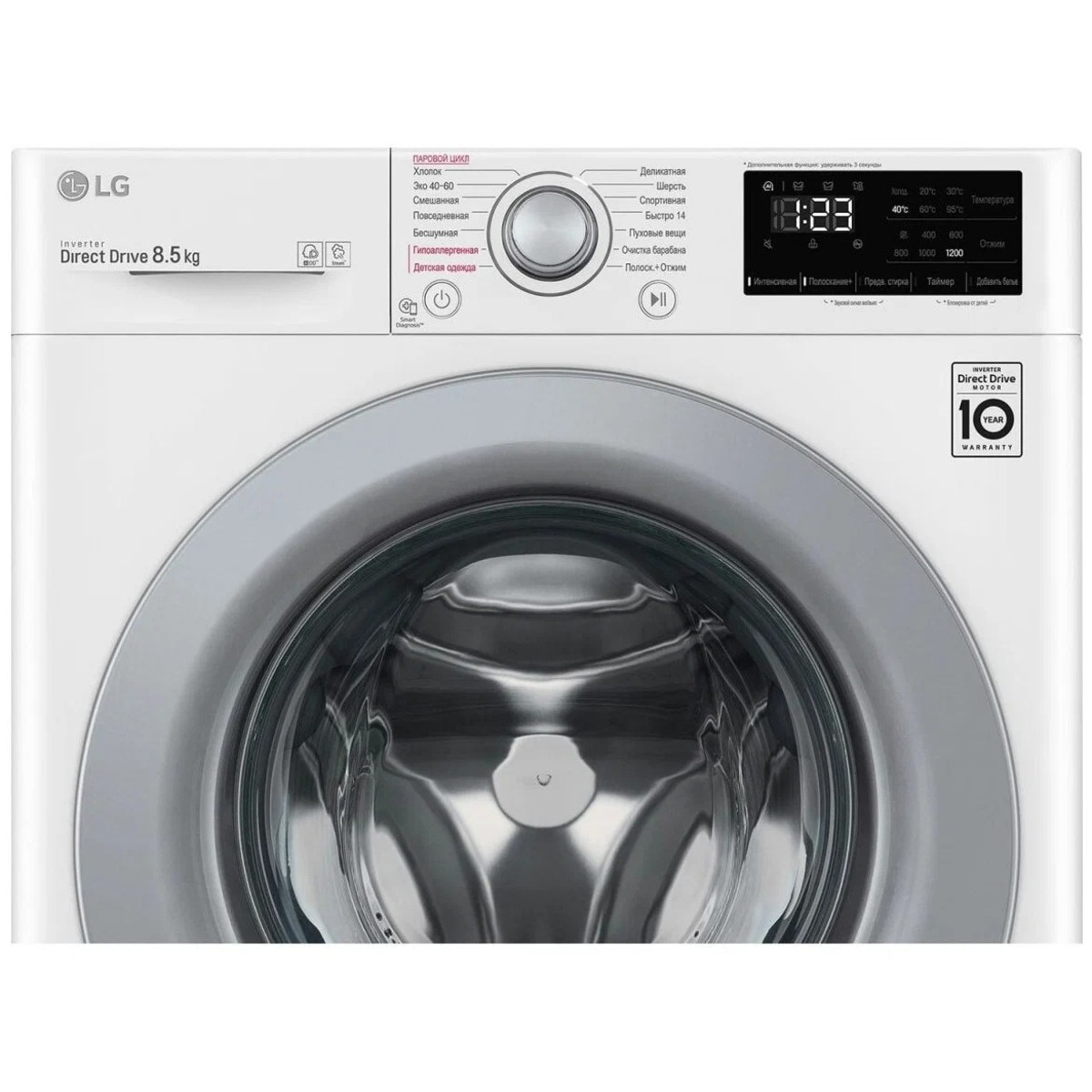 Стиральная машина LG F2V3GS4W (Цвет: White)