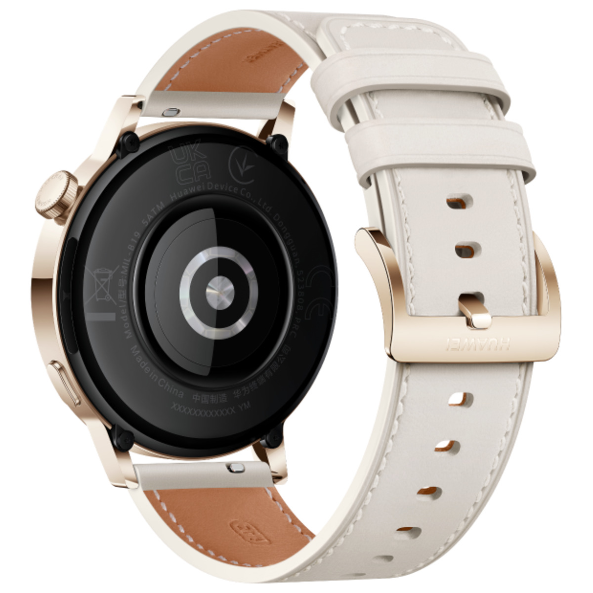 Умные часы Huawei Watch GT 3 42mm Elegant (Цвет: White/Gold)