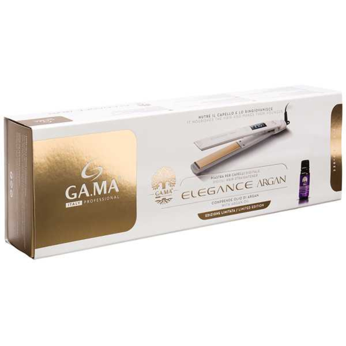 Выпрямитель Ga.Ma Elegance Dig Argan (Цвет: White)