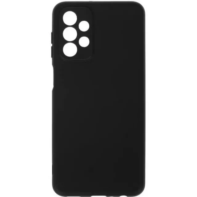 Чехол-накладка Borasco Silicone Сase для смартфона Samsung Galaxy A23, черный