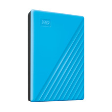 Жесткий диск WD USB 3.0 4Tb WDBPKJ0040BBL-WESN My Passport (Цвет: Blue)