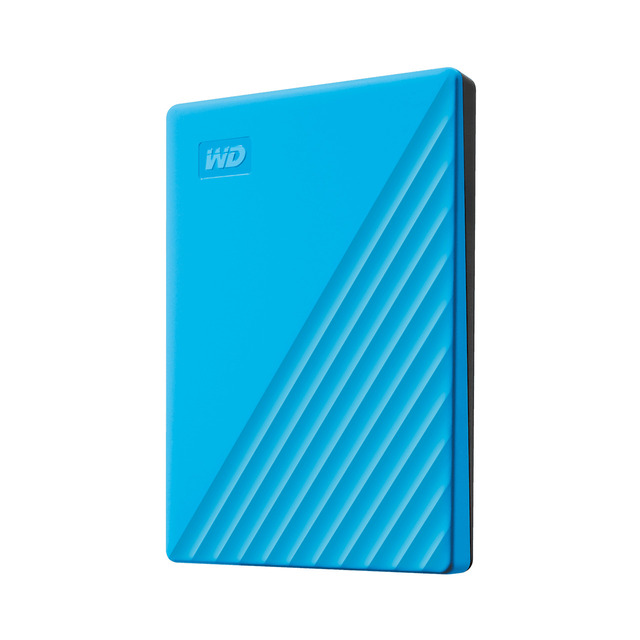 Жесткий диск WD USB 3.0 4Tb WDBPKJ0040BBL-WESN My Passport (Цвет: Blue)