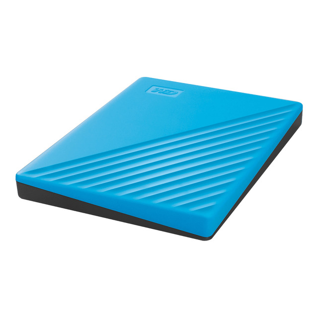 Жесткий диск WD USB 3.0 4Tb WDBPKJ0040BBL-WESN My Passport (Цвет: Blue)