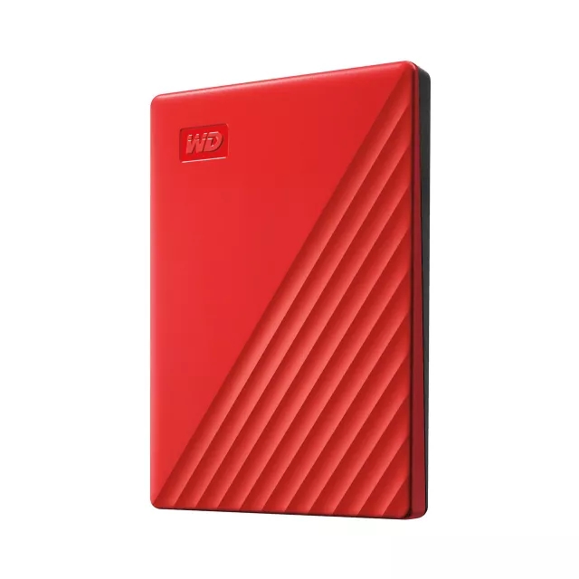 Жесткий диск WD USB 3.0 4Tb WDBPKJ0040BRD-WESN My Passport (Цвет: Red)