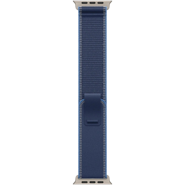 Умные часы Apple Watch Ultra 3 49mm Titanium Case with Trail Loop M/L (Цвет: Natural Blue/Bright Blue)