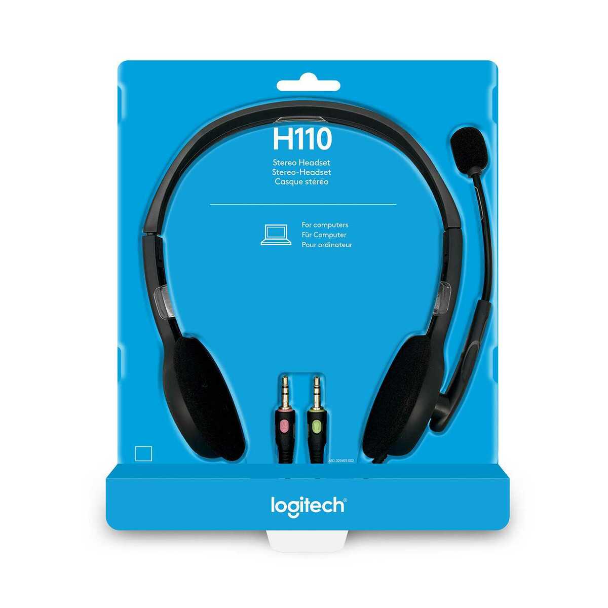 Компьютерная гарнитура Logitech Stereo H110 (Цвет: Silver)