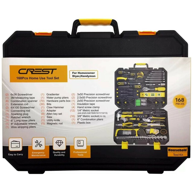 Набор инструментов Crest 105168 (168 предметов)