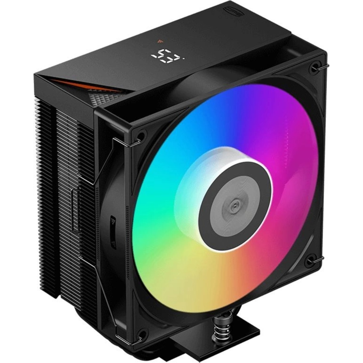 Устройство охлаждения(кулер) PcCooler RT500 Digital BK ARGB Soc-AM5/AM4/1151/1200/1700 4-pin 32dB Al+Cu LCD 240W Ret (RT500-BKAWYL-GL)