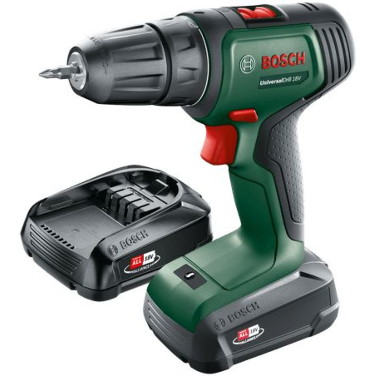 Дрель-шуруповерт Bosch UniversalDrill 18V (Цвет: Green)