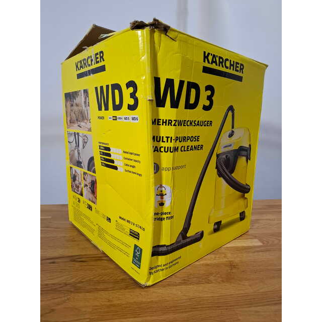 Строительный пылесос Karcher WD 3 V-17 / 4 / 20 (Цвет: Yellow) Строительный пылесос Karcher WD 3 V-17 / 4 / 20 (Цвет: Yellow)