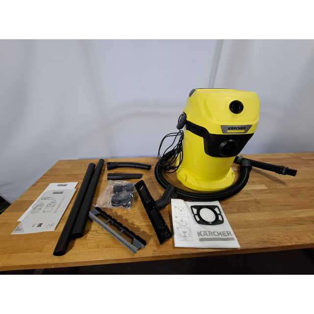Строительный пылесос Karcher WD 3 V-17 / 4 / 20 (Цвет: Yellow) Строительный пылесос Karcher WD 3 V-17 / 4 / 20 (Цвет: Yellow)