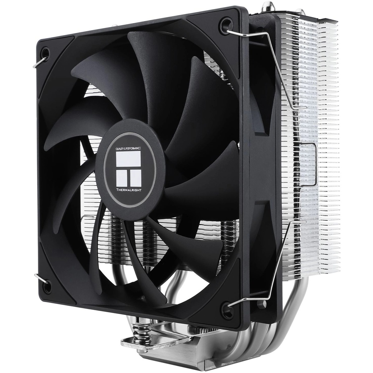 Устройство охлаждения(кулер) Thermalright Assassin X 120 v2 Soc-AM5 / AM4 / 1151 / 1200 / 1700 черный 4-pin 25.6dB Al+Cu 700gr Ret