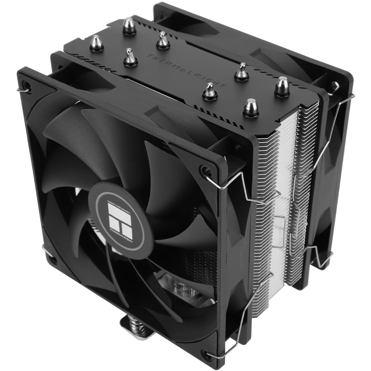 Устройство охлаждения(кулер) Thermalright Assassin X 120 Plus v2 Soc-AM5/AM4/1151/1200/1700 черный 4-pin 25.6dB Al+Cu 545gr Ret