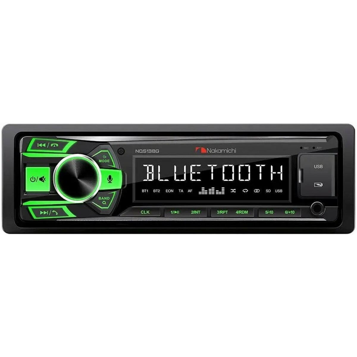 Автомагнитола Nakamichi NQ513BG, черный