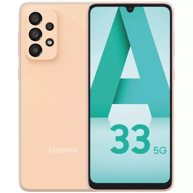 Смартфон Samsung Galaxy A33 5G 8/128Gb (Цвет: Awesome Peach)