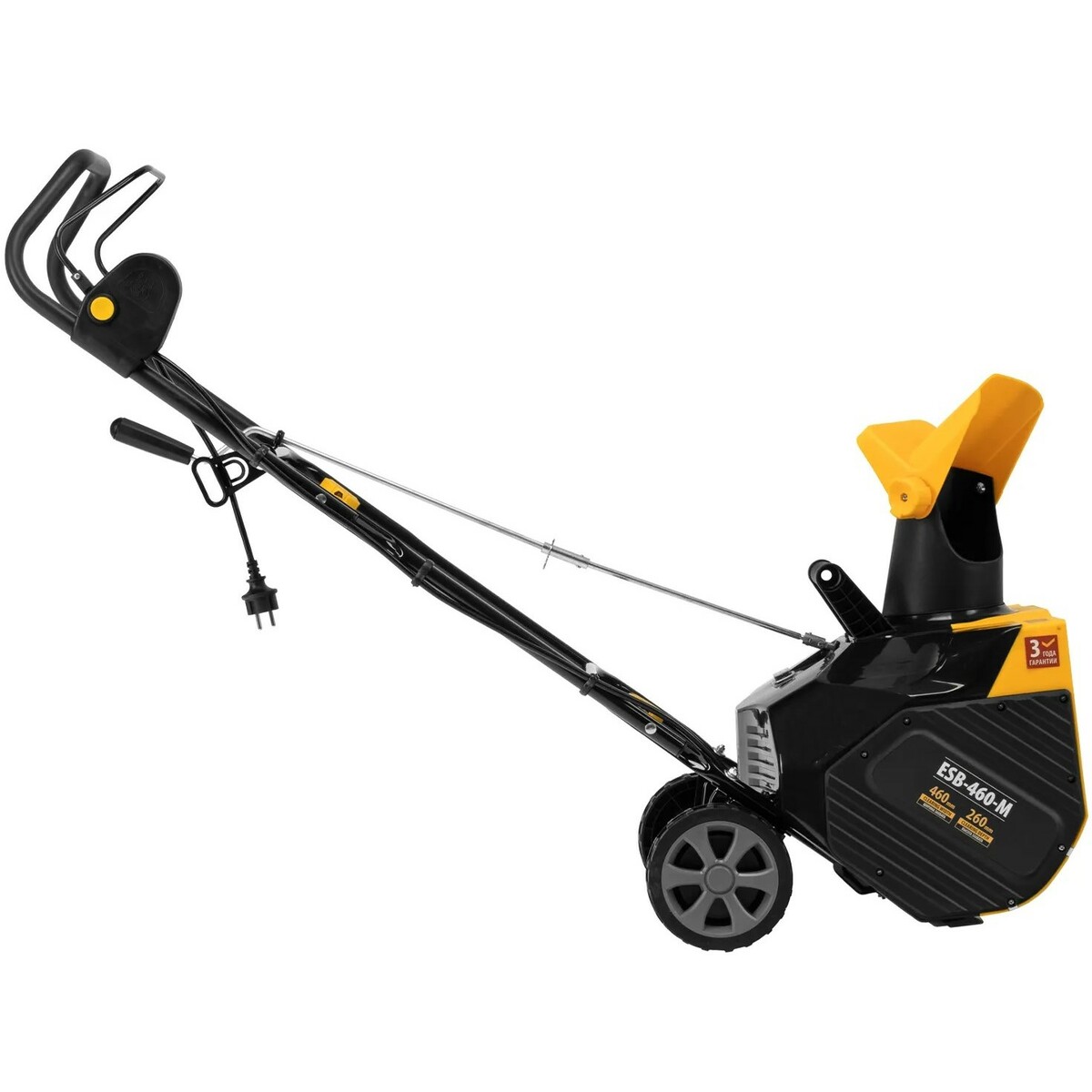 Снегоуборщик электрический Denzel ESB-460-M (Цвет: Yellow / Black)