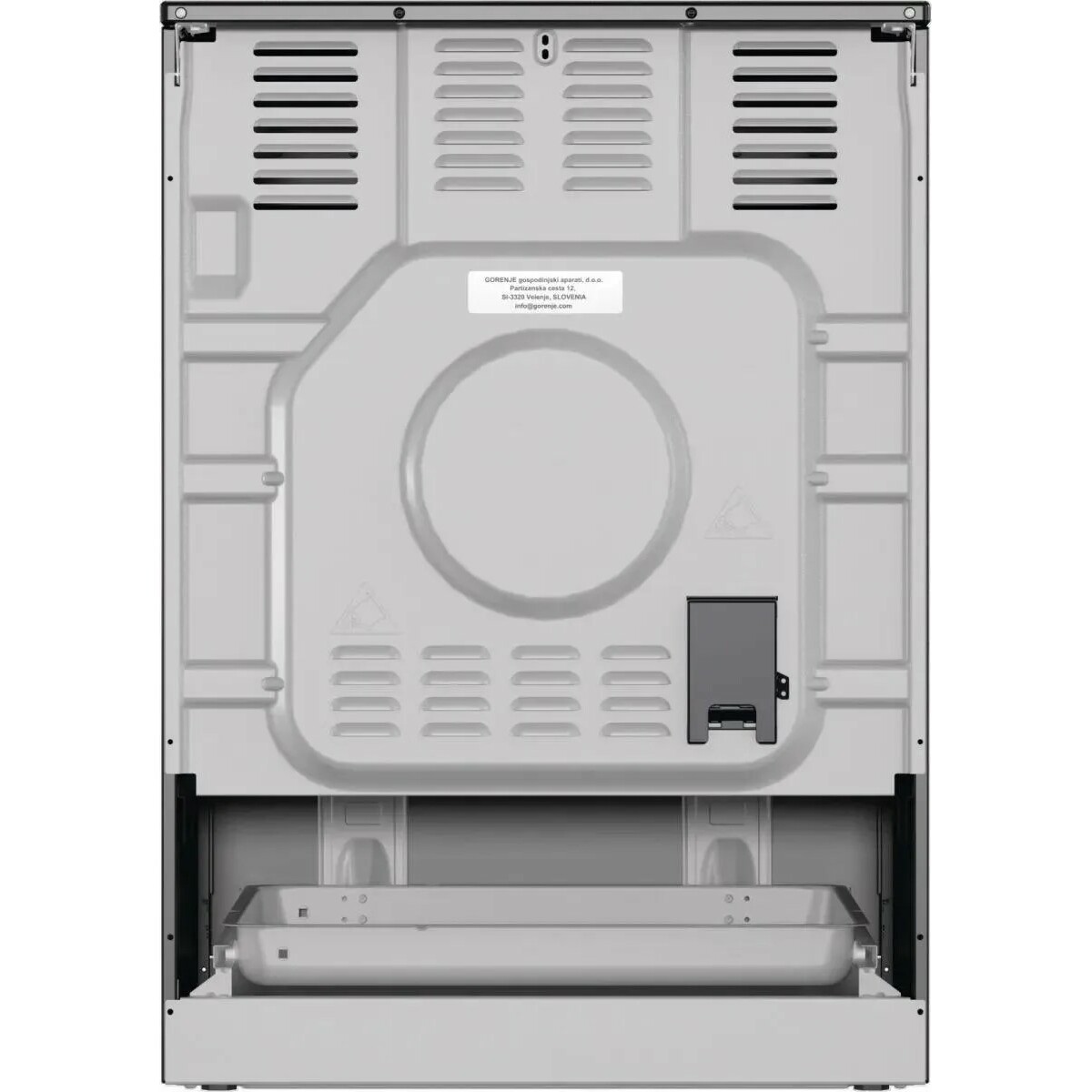 Плита электрическая Gorenje GECS6B71CLB, черный