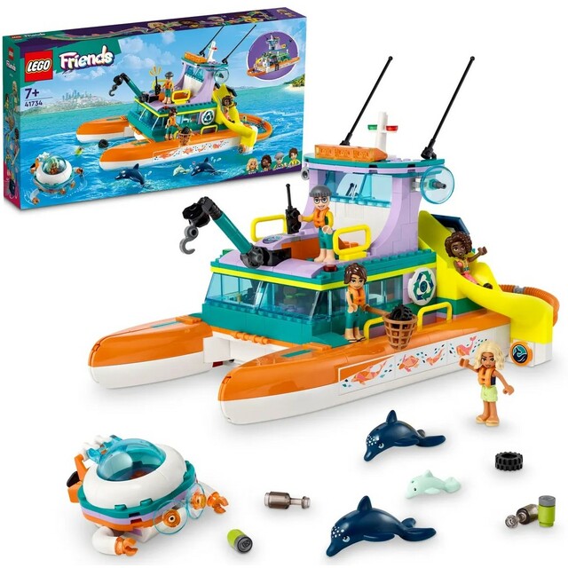 Конструктор LEGO Friends Морская спасательная шлюпка 41734