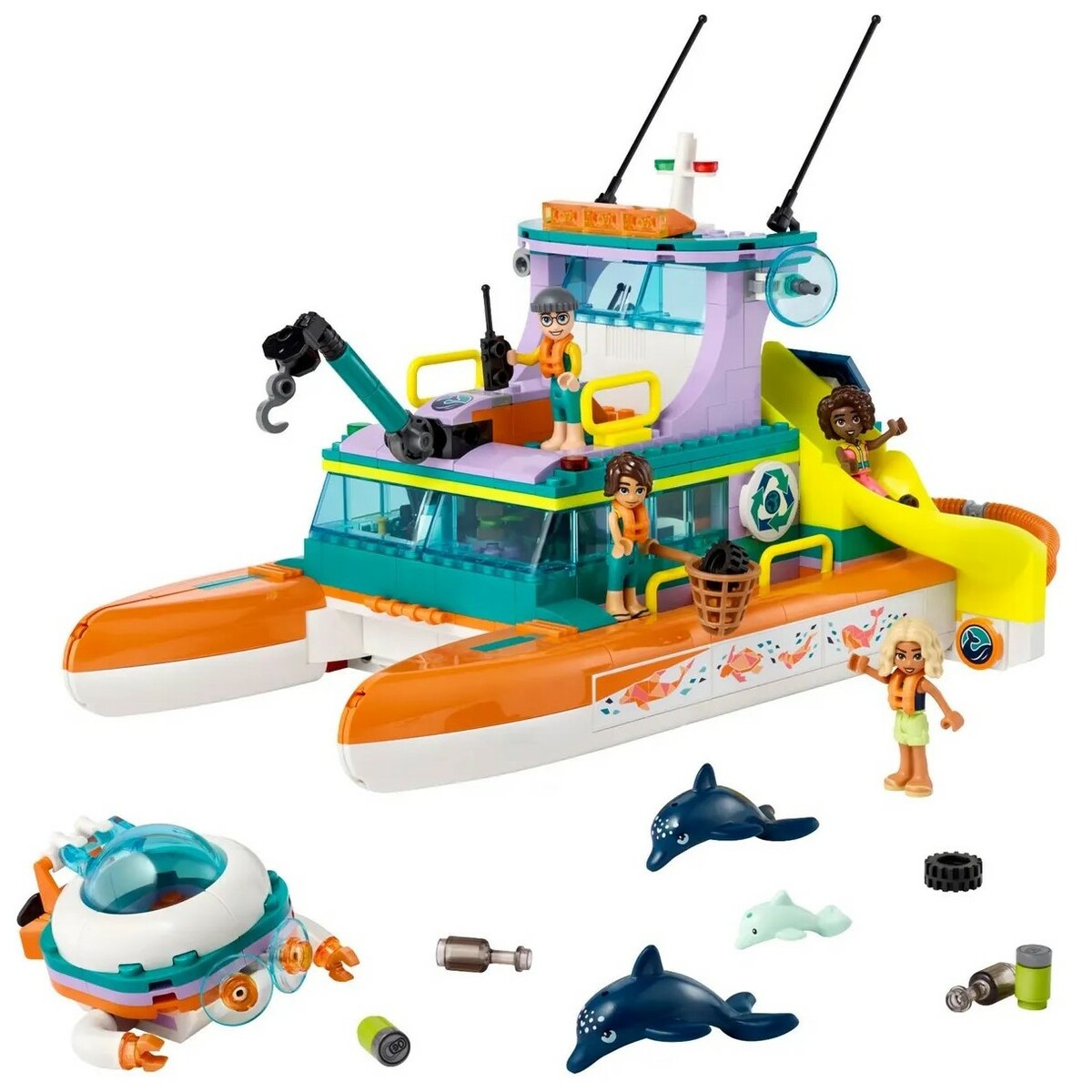 Конструктор LEGO Friends Морская спасательная шлюпка 41734
