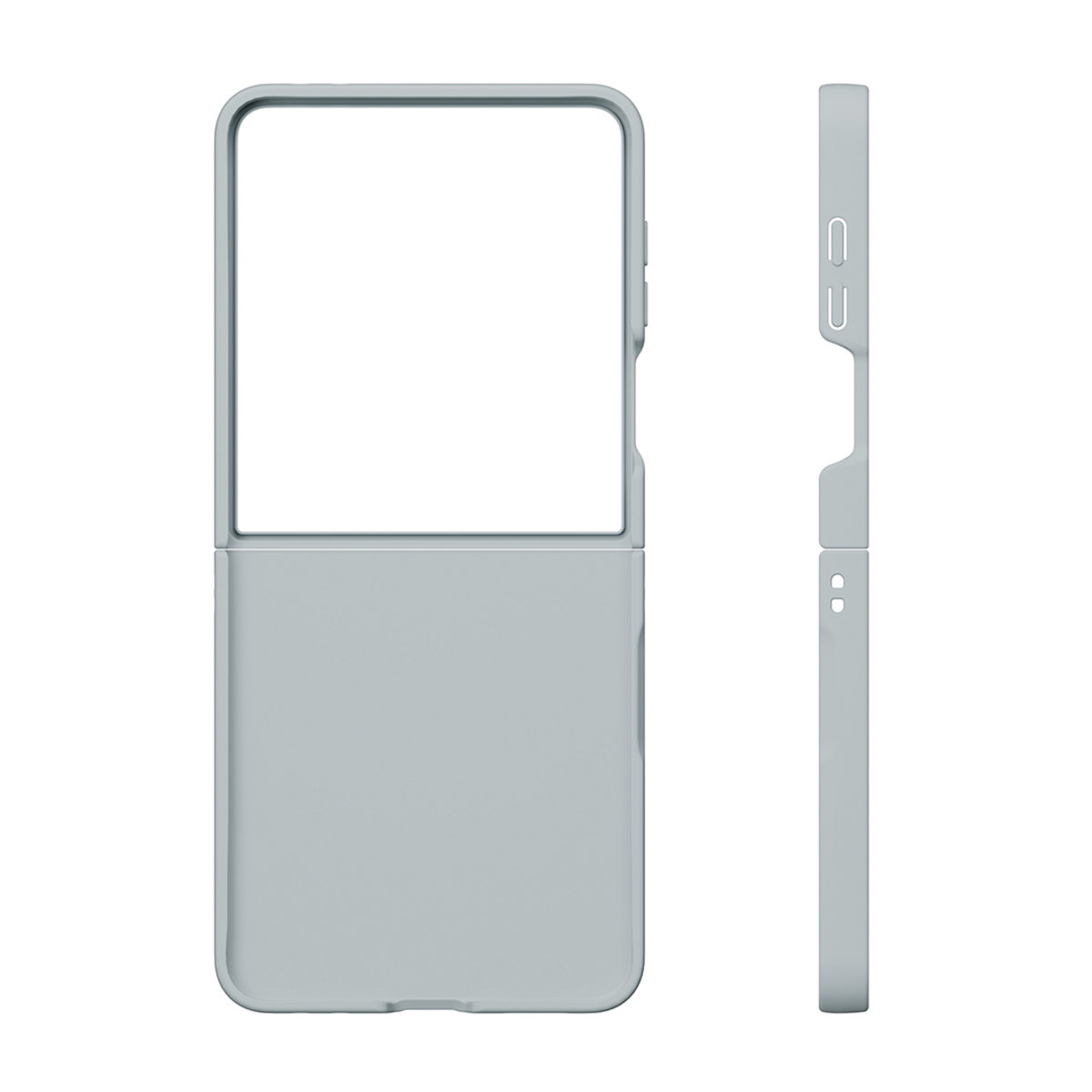 Чехол-накладка VLP Flex Сase MagSafe для Samsung Galaxy Z Flip 7 (Цвет: Серый)