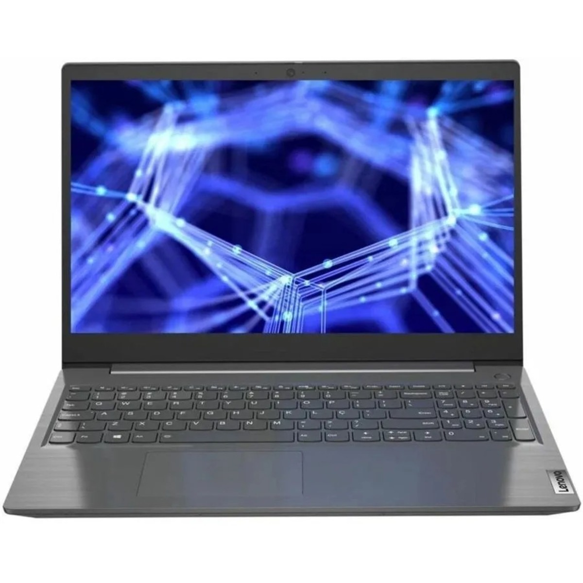 Ноутбук Lenovo V15 IML Core i5 10210U 8Gb SSD256Gb NVIDIA GeForce MX330 2Gb 15.6 TN FHD (1920x1080) / ENGKBD Free DOS grey WiFi BT Cam (82NB006EUE)