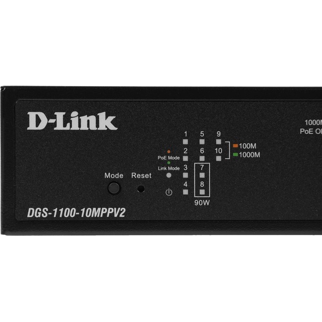Коммутатор D-Link DGS-1100-10MPPV2/A