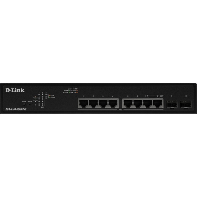 Коммутатор D-Link DGS-1100-10MPPV2/A