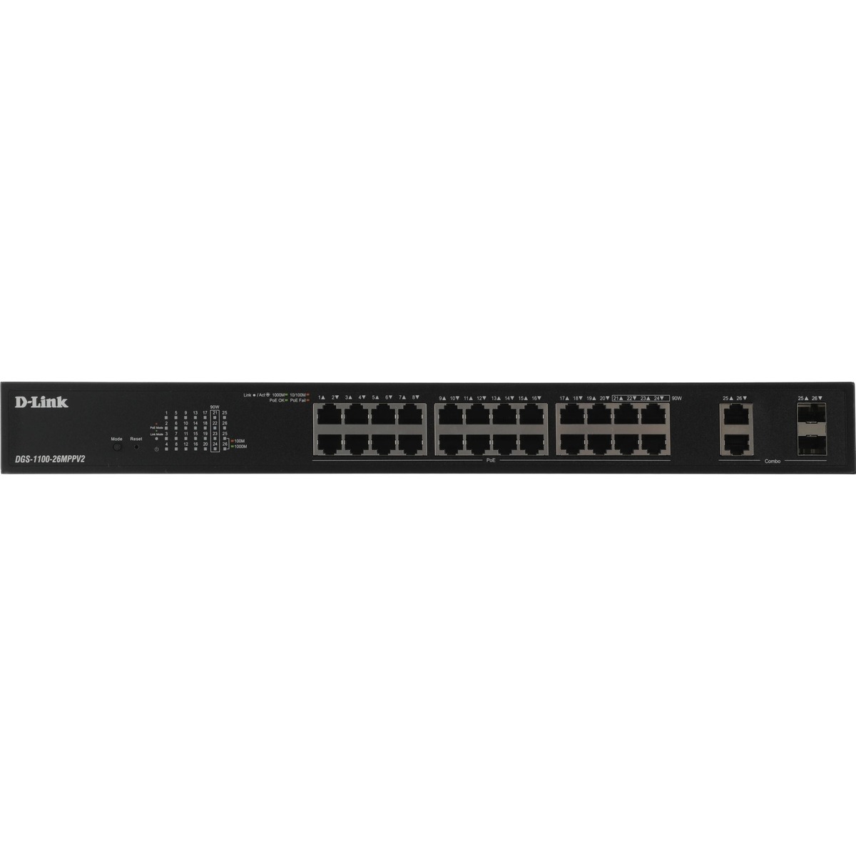 Коммутатор D-Link DGS-1100-26MPPV2 / A3A