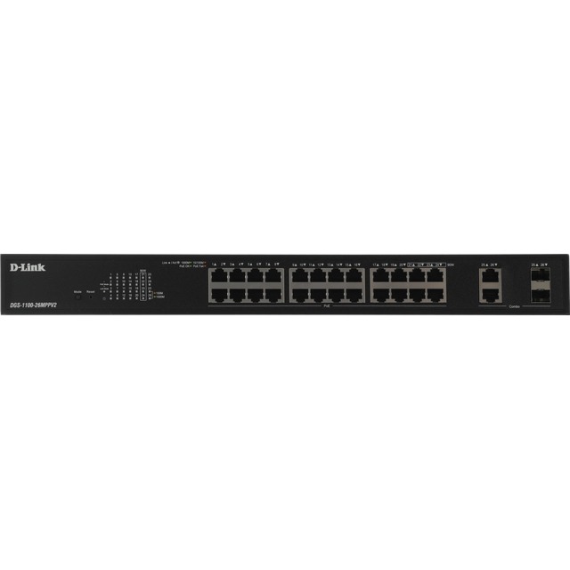 Коммутатор D-Link DGS-1100-26MPPV2/A3A