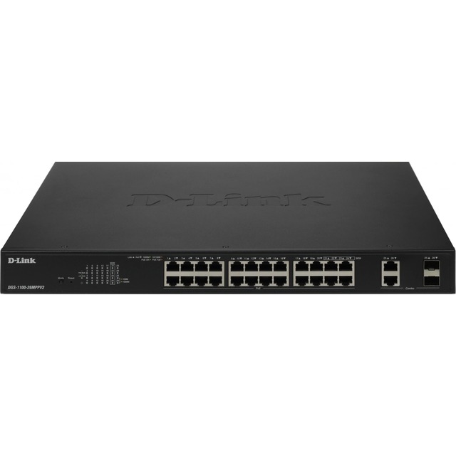 Коммутатор D-Link DGS-1100-26MPPV2/A3A