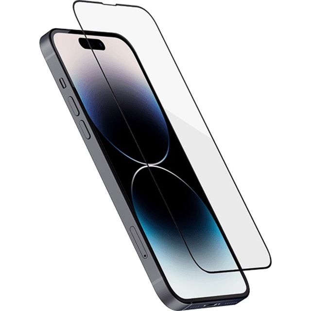 Защитное стекло uBear Extreme Privacy Nano Shield для iPhone 14 Pro Max, черный