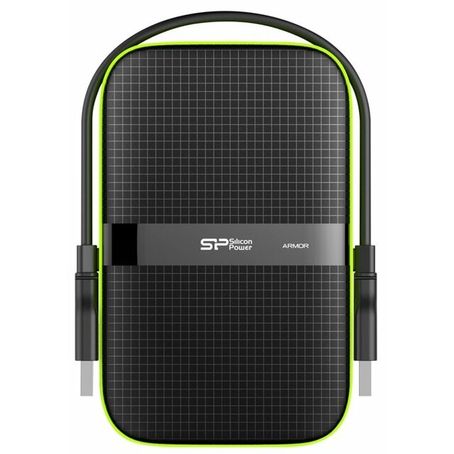 Жесткий диск Silicon Power USB 3.0 2Tb SP020TBPHDA60S3K A60 Armor 2.5 (Цвет: Black)