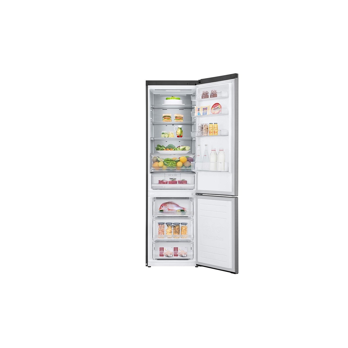 Холодильник LG GA-B509MMQM (Цвет: Platinum Silver)