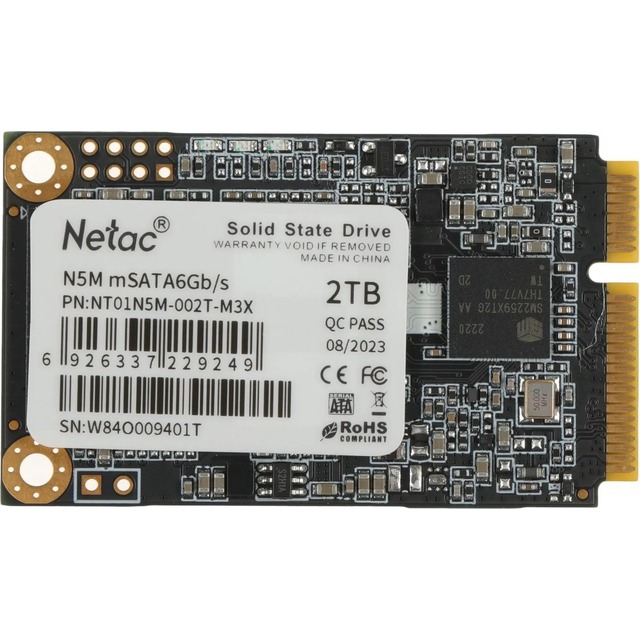 Накопитель SSD Netac mSATA 2Tb NT01N5M-002T-M3X