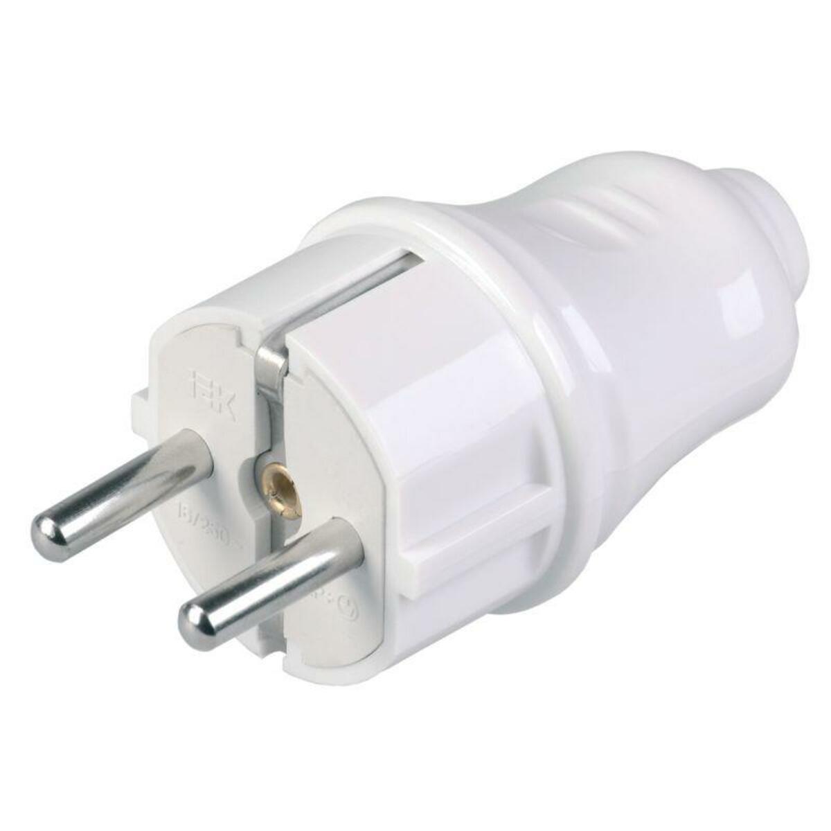 Вилка IEK EVP10-16-01-K01 16A (с / з) (Цвет: White)